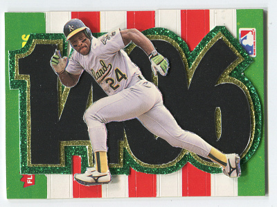 Rickey Henderson 1406 baseball baseball card cardart collage design hof stolenbase