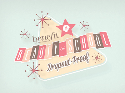 Beauty School Dropout-Proof advertising typography