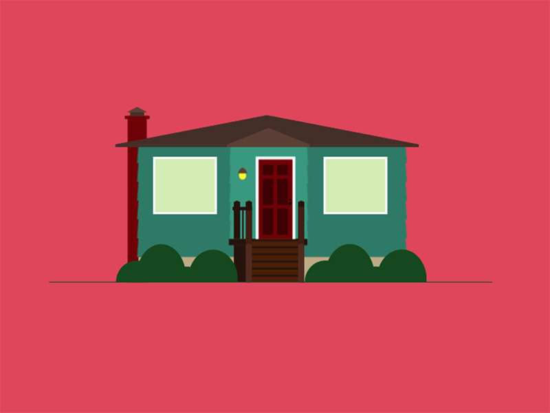 Animated House by Peter West on Dribbble