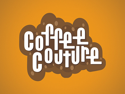 Coffee Couture illustration lettering typography