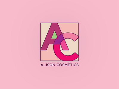 Alison Cosmetics Logo Concept branding design logocore logos