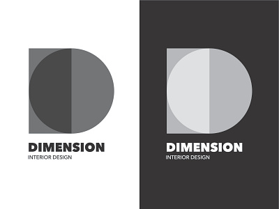 Dimension Interior Design Logo #1