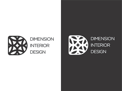 Dimension Interior Design #3 branding design identity logo logos