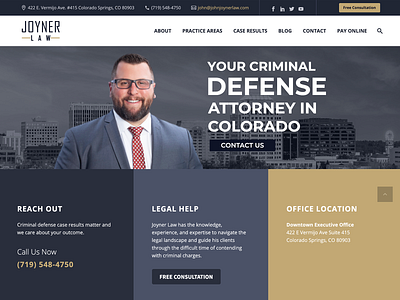 Joyner Law website