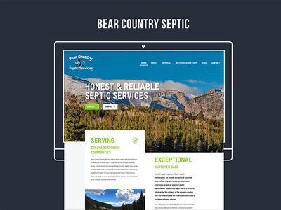 Bear Country Septic Services website web web design web designer website website design wordpress wordpress design