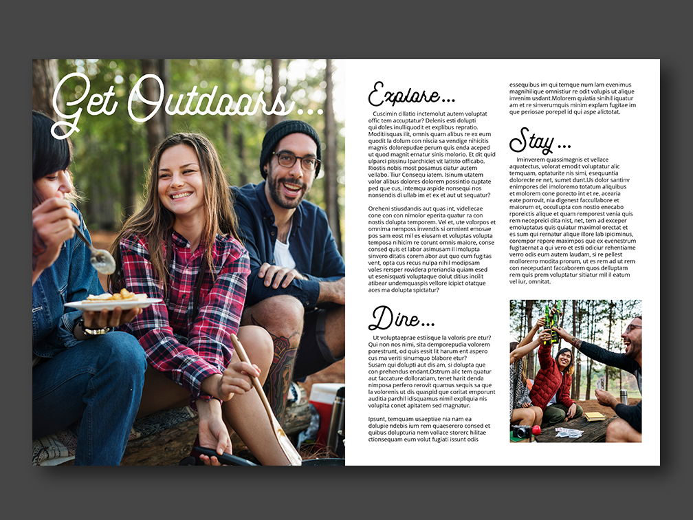 Magazine Layout by Angelina Pecoraro on Dribbble