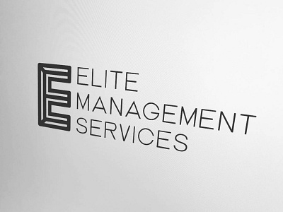 Elite Management Services Logo branding design graphic design logo logo design