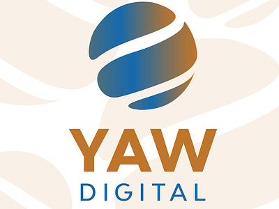 Yaw Digital Logo branding graphic design illustrator logo logo design