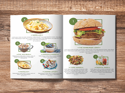 Magazine Food Layout Design