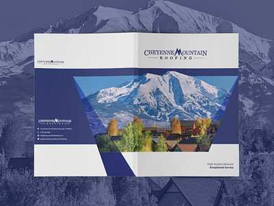 Cheyenne Mountain Roofing presentation folder