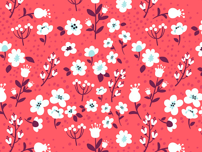 floral ditsy background
