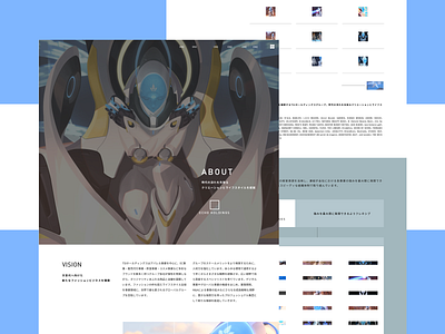 142 - web concept blue design game ui ux web white