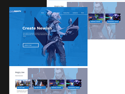 Sge Web Concept blue design ui ux web web design white