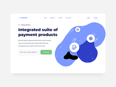 DW 016 - Suite of Products blue design ui ux web webdesign white