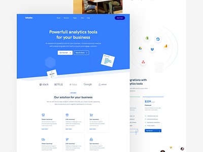 49 Stronger blue design ui ux web web design webdesign white