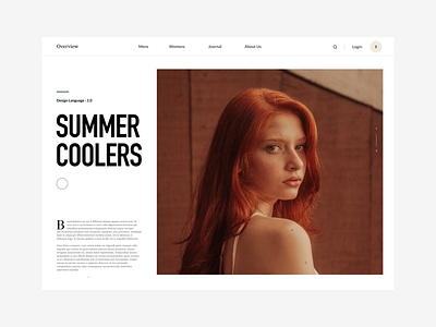 Summer Cool - Red design red ui ux web white