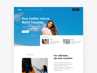 HTM Blue Skys blue design ui ux web web design webdesign