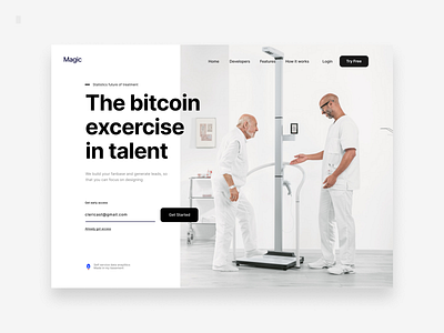 Bitcoin Expansion black design ui ux web white