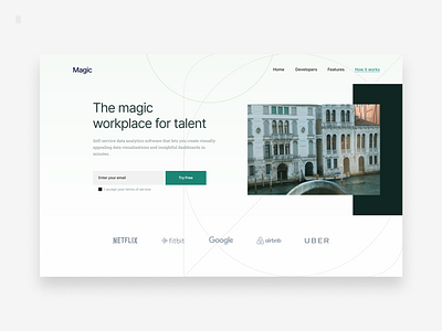 Pound for pound design green ui ux web webdesign white