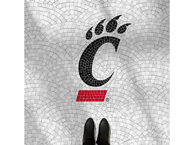 University of Cincinnati - Fauxsaic colleges fauxsaic floor mosaic procreate tiles university of cincinnati