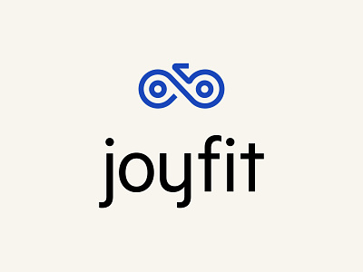 Joyfit Logo bike blue branding branding design icon identity card logo logo design logos mark print shape typography vector vector illustration