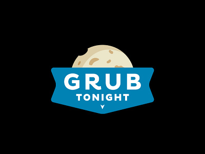 GrubTonight App Logo animation app diner dinner gif grub illustration iphone meal moon neon sign tonight
