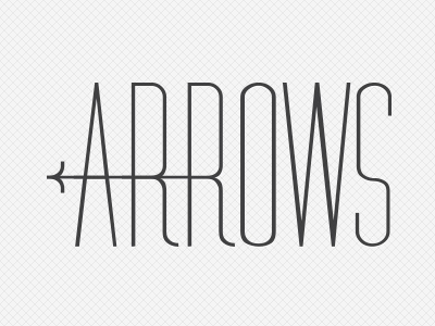 Arrows - WIP arrow arrows light logo retro tall thin