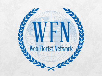 Web Florist Network (Simplified) blue circle florist flower logo network web world