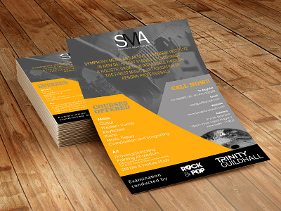 SMA Flyer freelancer graphic design photo editing