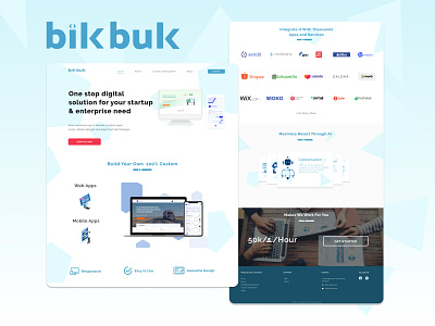 Bikbuk Landing Page