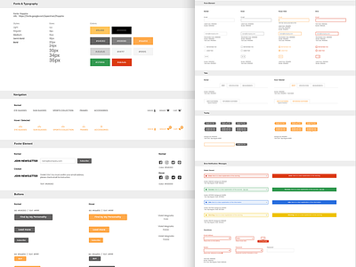 UI Stylesheet & Design Guide Measurement buttons colors design guide error forms guide measurement notification styleguide stylesheet ui ux