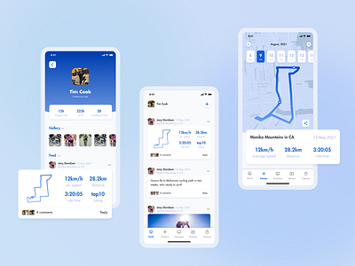 Cycling app