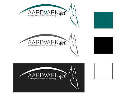 Aardvark Girl Consulting Logo logo