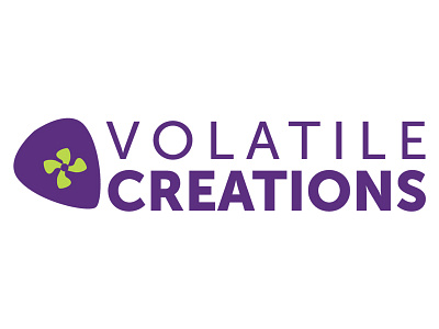 Volatile Creations Logo branding illustration logo