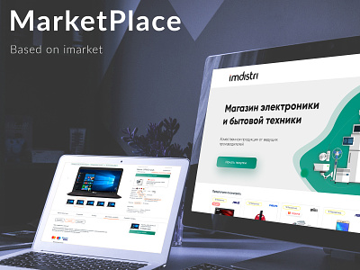Marketplace based on onlinestore design online ui ux web website