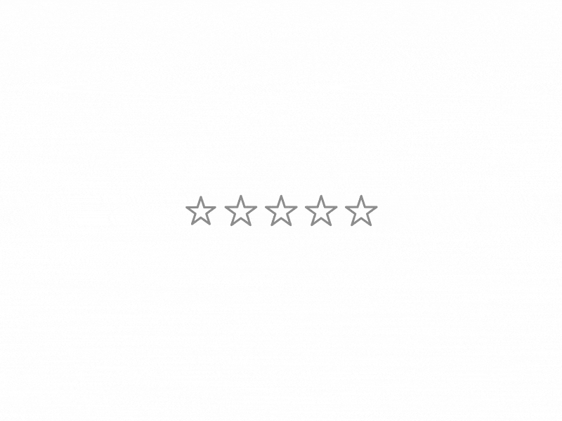 Rating Star animation icon interaction micro micro interaction motion rating star ui
