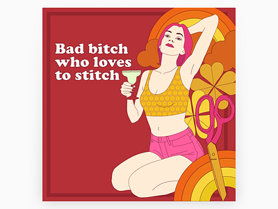 bad bitch who sews