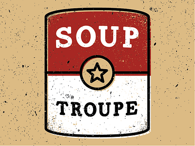 Soup Troupe blog can logo soup