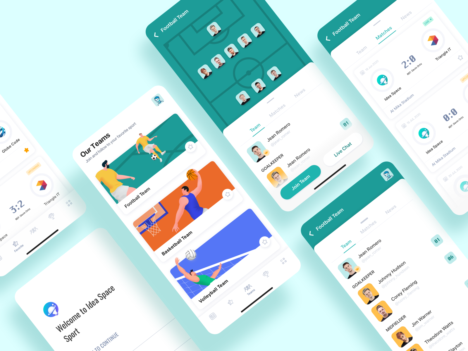 Idea Space : Sport App by Anna Bagratuni on Dribbble