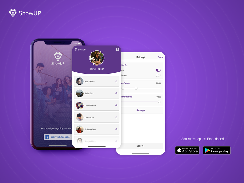Showup App By Anna Bagratuni On Dribbble