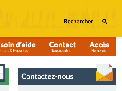 Header blue contact flat form green header icons navigation orange search sidebar ui widget yellow