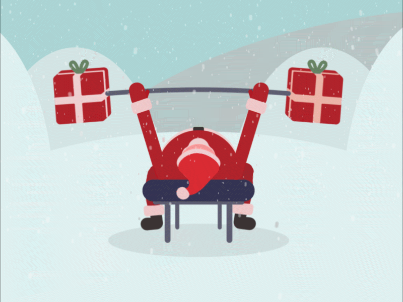 winter time after effects animation character christmas gif santa winter