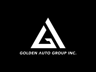 Golden Auto Group auto ga golden label logo monogram