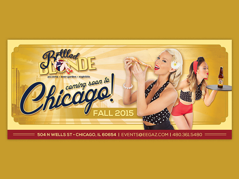 Bottled Blonde Chicago by Juan Martinez on Dribbble