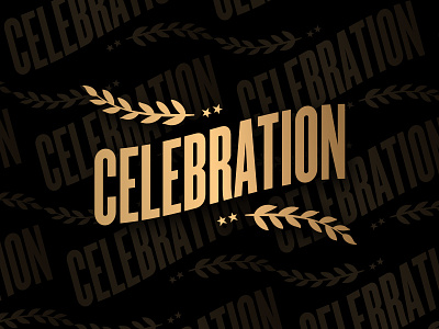 Celebration beer celebration gold logo