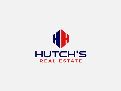 Hutch's Real Estate clean h letter form minimalist modern real estate simple