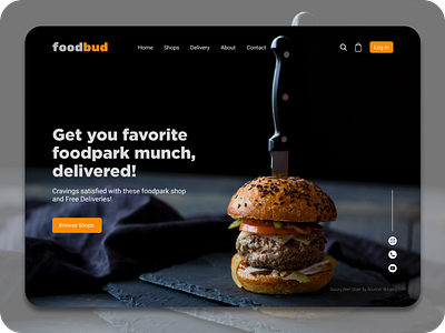 Landing Page: Foodbud