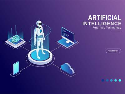 Artificial Intelligence isometric