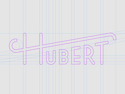 Hubert branding concept construction grid logo magazine simplicity sustainability typography windows wood