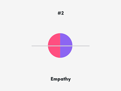 Our values - Empathy branding design empathy flat icon illustration logo process ux ui values vector web